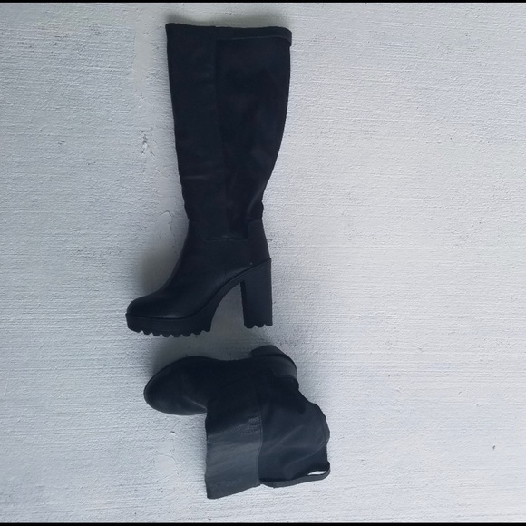 10W chunky heel knee high torrid boots - Picture 1 of 3